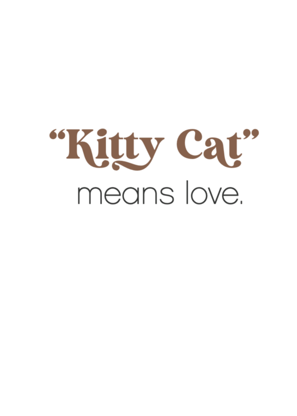 Kitty Cat Greeting Card
